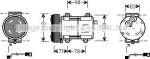 Prasco FDK283 компрессор, кондиционер на FORD TRANSIT c бортовой платформой/ходовая часть (E_ _)