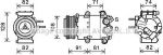 Prasco FDK498 компрессор, кондиционер на FORD B-MAX (JK)