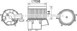 Prasco FT8435 электродвигатель, вентиляция салона на FIAT PANDA (169)