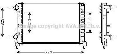 Prasco FTA2261 радиатор, охлаждение двигателя на FIAT DOBLO Cargo (223)