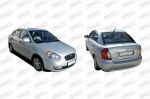 Prasco HN0193210 облицовка передка на HYUNDAI ACCENT III седан (MC)