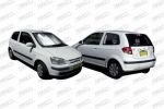 Prasco HN3303250 задняя стенка на HYUNDAI GETZ (TB)