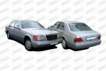 Prasco ME520C001 конденсатор, кондиционер на MERCEDES-BENZ S-CLASS (W140)
