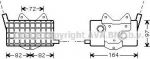 Prasco MS3294 масляный радиатор, двигательное масло на MERCEDES-BENZ SPRINTER 2-t фургон (901, 902)