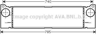 Prasco MS4370 интеркулер на MERCEDES-BENZ VITO автобус (W639)