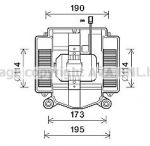 Prasco MS8669 электродвигатель, вентиляция салона на MERCEDES-BENZ S-CLASS купе (C216)