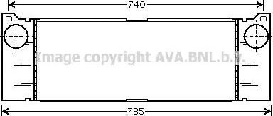 Prasco MSA4371 интеркулер на MERCEDES-BENZ VITO автобус (W639)