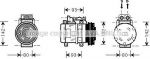 Prasco MSK083 компрессор, кондиционер на MERCEDES-BENZ S-CLASS (W126)