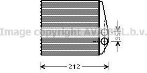 Prasco OL6354 теплообменник, отопление салона на OPEL CORSA C (F08, F68)