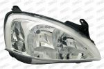 Prasco OP0304934 основная фара на OPEL CORSA C фургон (F08, W5L)