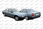 Prasco OP0720142 дверь, кузов на OPEL OMEGA A (16_, 17_, 19_)