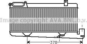 Prasco PE4120 интеркулер на PEUGEOT 405 I Break (15E)