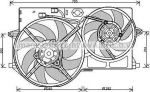Prasco PE7543 вентилятор, охлаждение двигателя на FIAT SCUDO Combinato (220P)