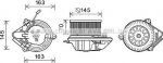 Prasco PE8510 электродвигатель, вентиляция салона на PEUGEOT 406 (8B)
