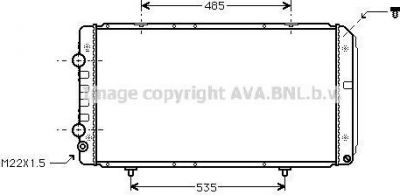 Prasco PEA2146 радиатор, охлаждение двигателя на FIAT DUCATO фургон (244)