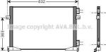 Prasco RTA5400 конденсатор, кондиционер на OPEL VIVARO фургон (F7)