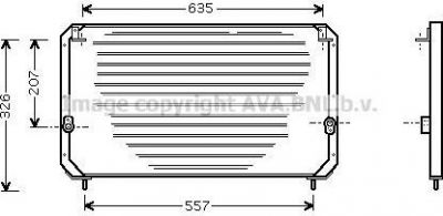 Prasco TO5202 конденсатор, кондиционер на TOYOTA CARINA E Sportswagon (_T19_)
