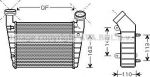 Prasco VW4238 интеркулер на VW PASSAT Variant (3B6)