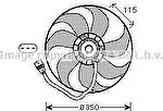 Prasco VW7521 вентилятор, охлаждение двигателя на VW GOLF IV (1J1)