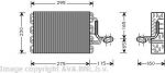 Prasco VWV168 испаритель, кондиционер на SEAT CORDOBA (6K1, 6K2)