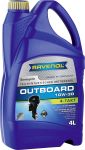 RAVENOL 4014835729094 ???????? ????? ??? 4-T ???.??????? OUTBOARDOEL 4T SAE 10W-30 (4?) NEW