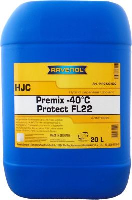 RAVENOL 4014835755925 Антифриз готовый к прим. зеленый HJC Hybrid Japanese Coolant Premix -40°C (20 л)