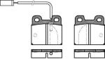 Remsa 0005.11 комплект тормозных колодок, дисковый тормоз на ALFA ROMEO 75 (162B)