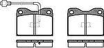 Remsa 0008.02 комплект тормозных колодок, дисковый тормоз на PEUGEOT 305 I Break (581D)