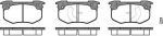 Remsa 0029.12 комплект тормозных колодок, дисковый тормоз на RENAULT 18 Variable (135_)