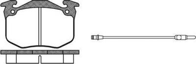 Remsa 0163.02 комплект тормозных колодок, дисковый тормоз на PEUGEOT 505 Break (551D)