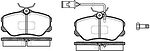 Remsa 0303.12 комплект тормозных колодок, дисковый тормоз на ALFA ROMEO 164 (164)