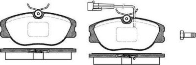 Remsa 0305.31 комплект тормозных колодок, дисковый тормоз на FIAT CROMA (154)