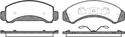 Remsa 0523.00 комплект тормозных колодок, дисковый тормоз на FORD USA BRONCO II