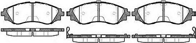 REMSA Колодки передние CHEVROLET Lacetti 03- (96245178, 0645.12)