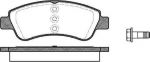 REMSA Колодки передние MITSUBISHI ASX/PEUGEOT206/207/Boxer (зад) (425221, 0840.20)