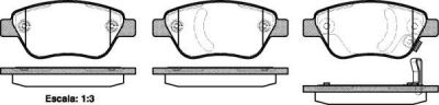 REMSA Колодки передние OPEL Corsa D (1605359, 0858.31)