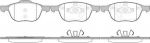 REMSA Колодки передние FORD FOCUS 2 MAZDA VOLVO (1223682, 1082.00)