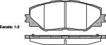 REMSA Колодки передние TOYOTA RAV 4 06-> (446542140, 1234.00)
