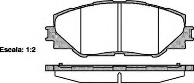 REMSA Колодки передние TOYOTA RAV 4 06-> (446542140, 1234.00)