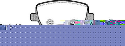 REMSA Колодки задние FORD S-Max/VOLVO S80 2006->/106.1x48.7/t=17.3mm (1459450, 1236.00)