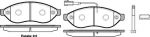 REMSA Колодки передние CITROEN/FIAT/PEUGEOT all Bus 2006-> (1237.01)