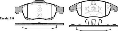 REMSA Колодки передние CITROEN C4/Berlingo II/PEUGEOT 5008/Partner II (425361, 1248.00)