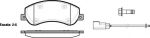 REMSA Колодки передние FORD Transit 06- (1488962, 1250.02)