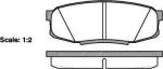REMSA Колодки задние TOYOTA Land Cruiser (1272.00)