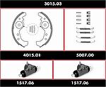 Remsa 3015.03 комплект тормозов, барабанный тормозной механизм на FIAT RITMO II (138A)