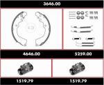 Remsa 3646.00 комплект тормозов, барабанный тормозной механизм на MITSUBISHI CARISMA (DA_)