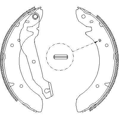Remsa 4054.00 комплект тормозных колодок на FORD TAUNUS '80 (GBS, GBNS)