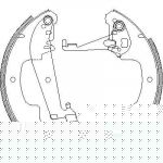 Remsa 4071.00 комплект тормозных колодок на PEUGEOT 305 I Break (581D)