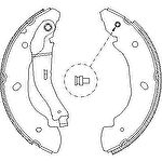 REMSA Колодки барабанные FORD Transit 00-06 /254x52mm (4110585, 4107.00)