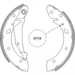 Remsa 4113.00 комплект тормозных колодок на TOYOTA AVENSIS (_T22_)